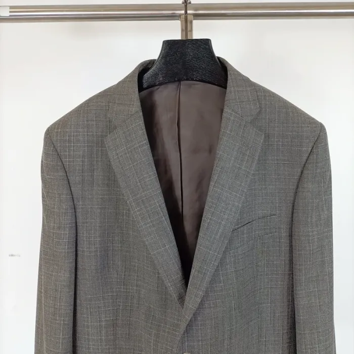 Veste Prince de Galles grise Wasa Reda - taille 52 A473 - photo numéro 3
