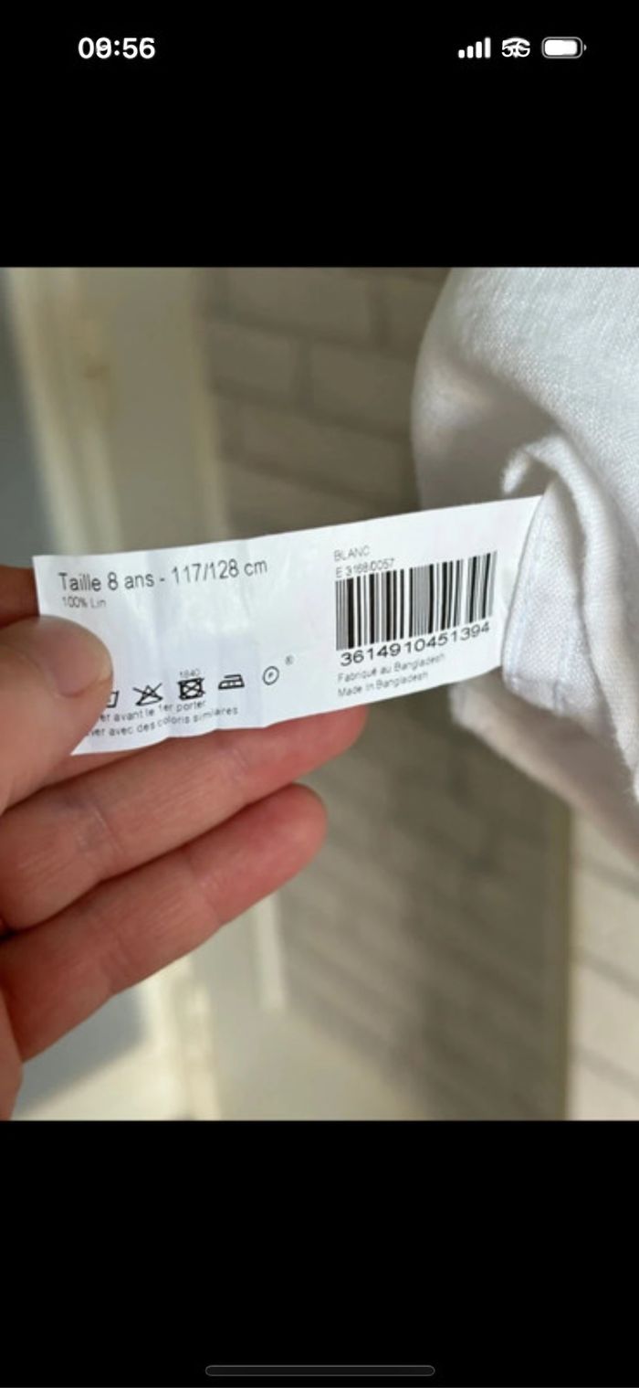 Chemise Monoprix taille 8 ans - photo numéro 3