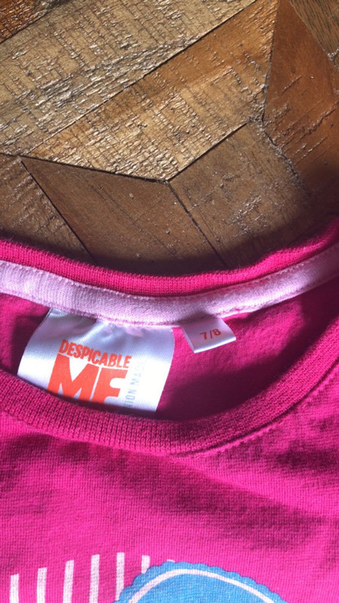 Teeshirt rose minion - photo numéro 2