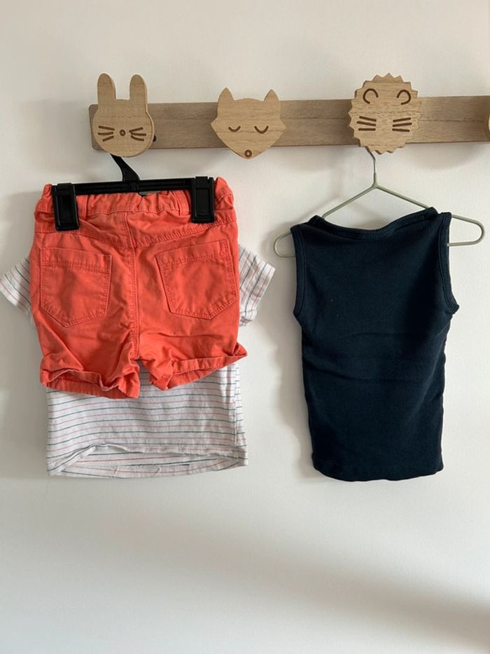 Ensemble t-shirt,débardeur et short - photo numéro 4