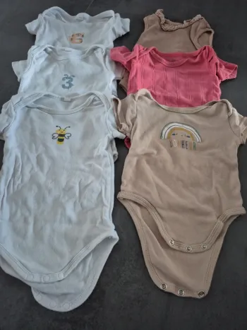 Lot bodies 12mois