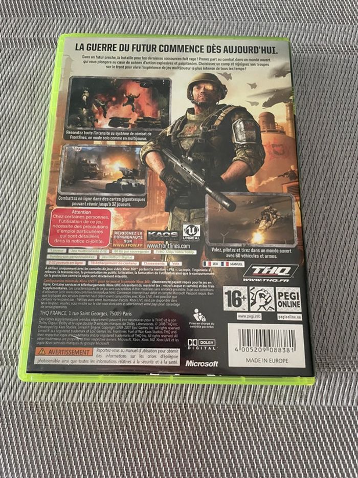 Frontlines Fuel Of War Jeu Xbox 360 FR - photo numéro 3
