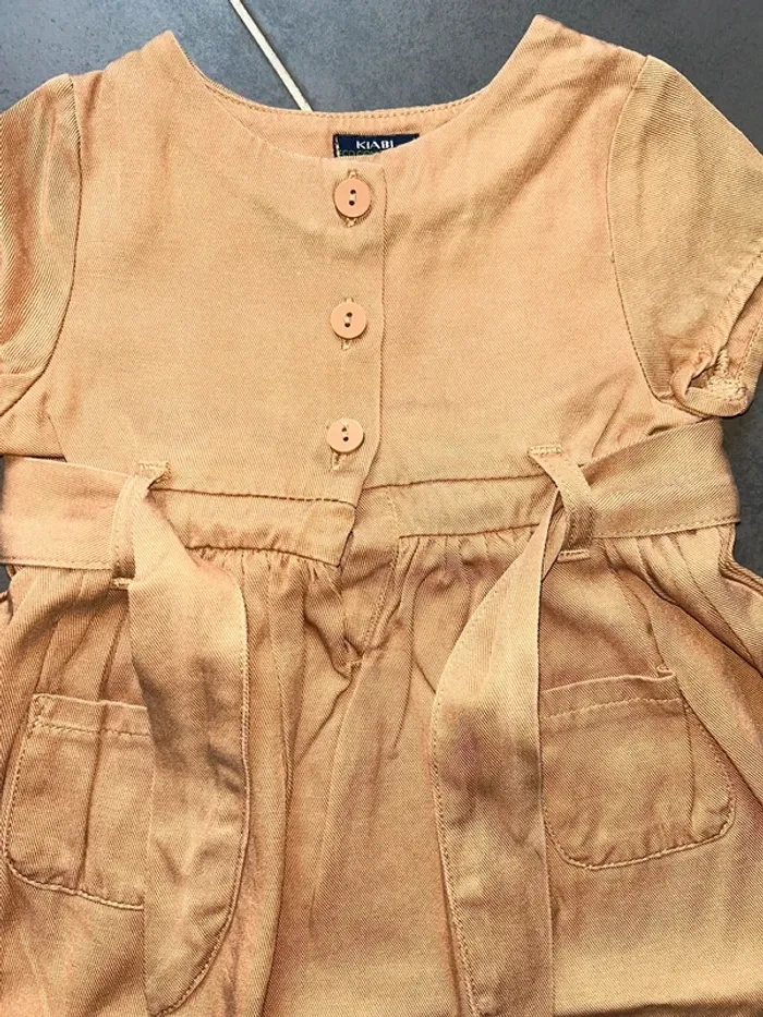 Robe manches courtes avec ceinture bébé fille Kiabi - photo numéro 5