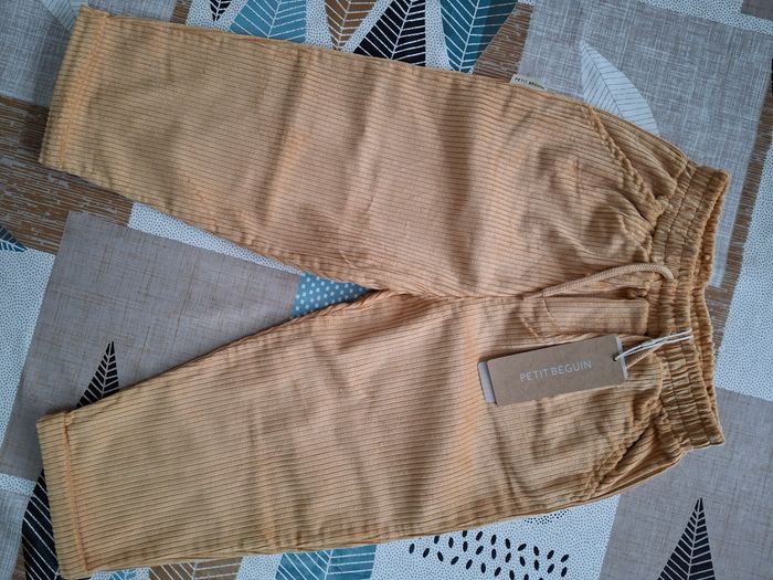 Pantalon velours Petit Béguin Neuf 36 mois 3 ans - photo numéro 2