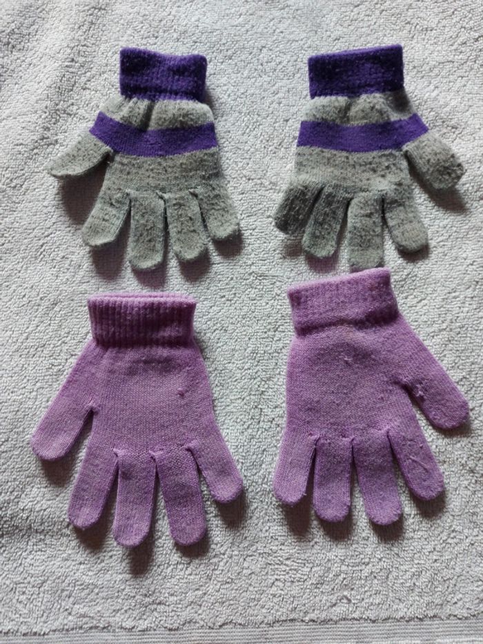 Gants la reine des neiges 4-8 ans - photo numéro 2