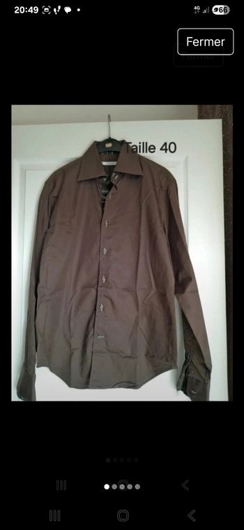 Chemise homme manches longues Taille 40 marque Carven 