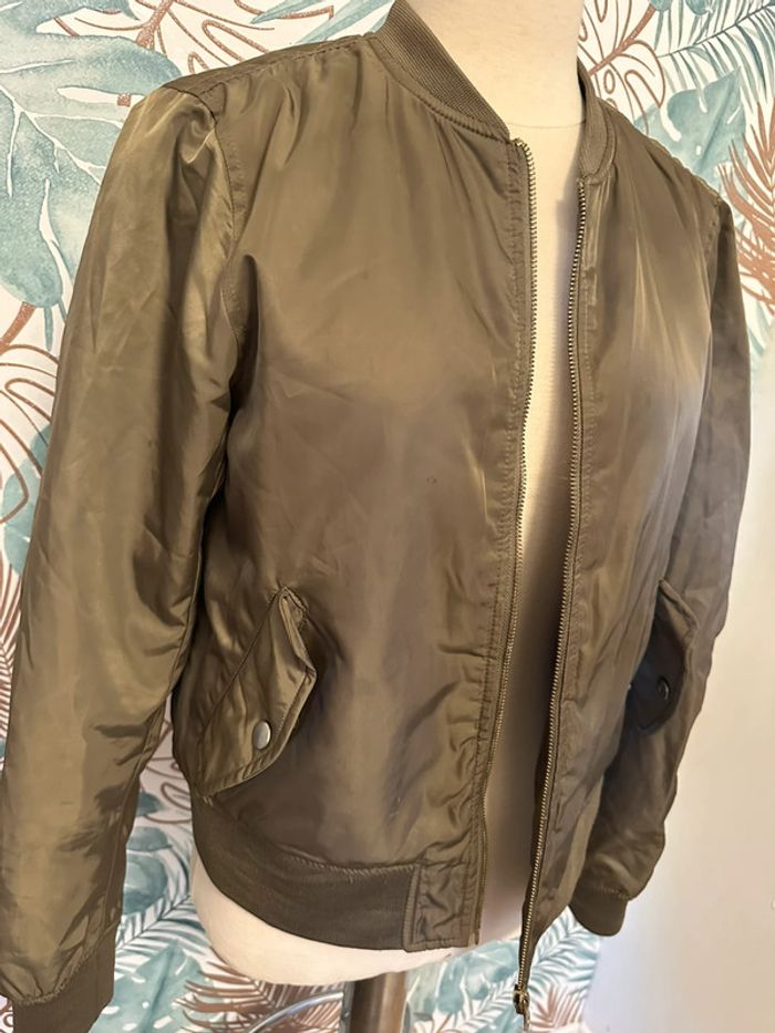 Bomber Pull&Bear kaki tM - photo numéro 2