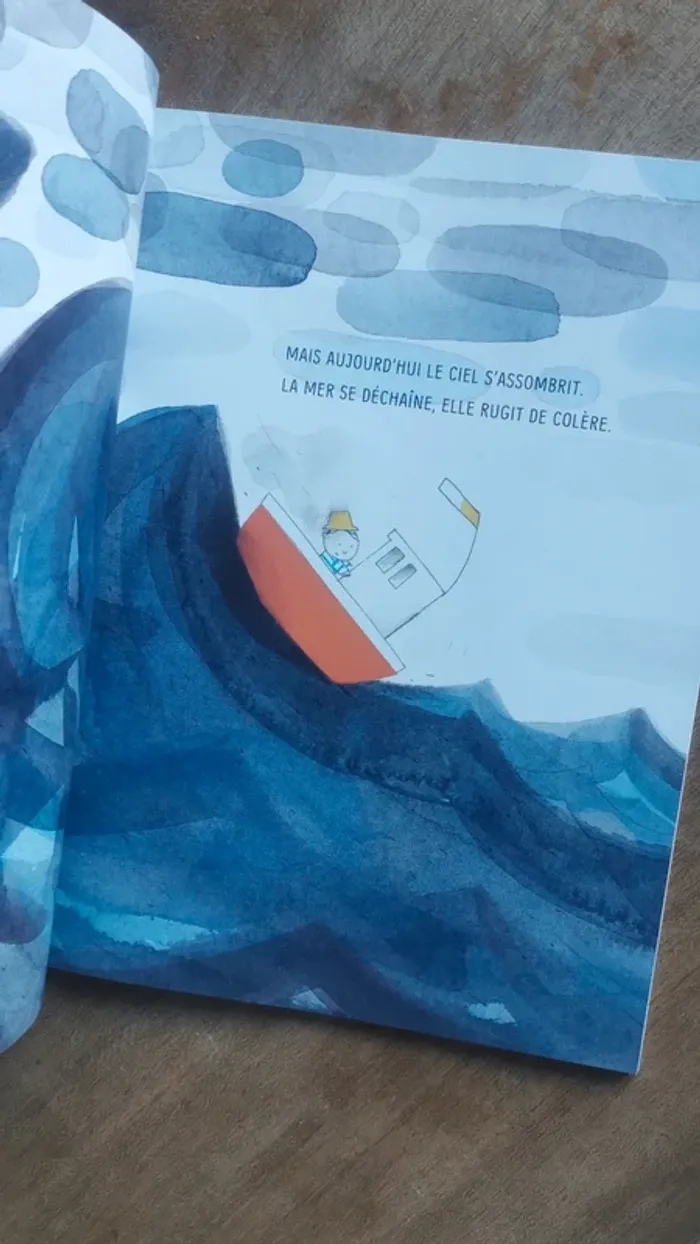 🌼💙 Je t’aime bleue École des Loisirs Album jeunesse grand format souple 3/6 ans 🐳 - photo numéro 4