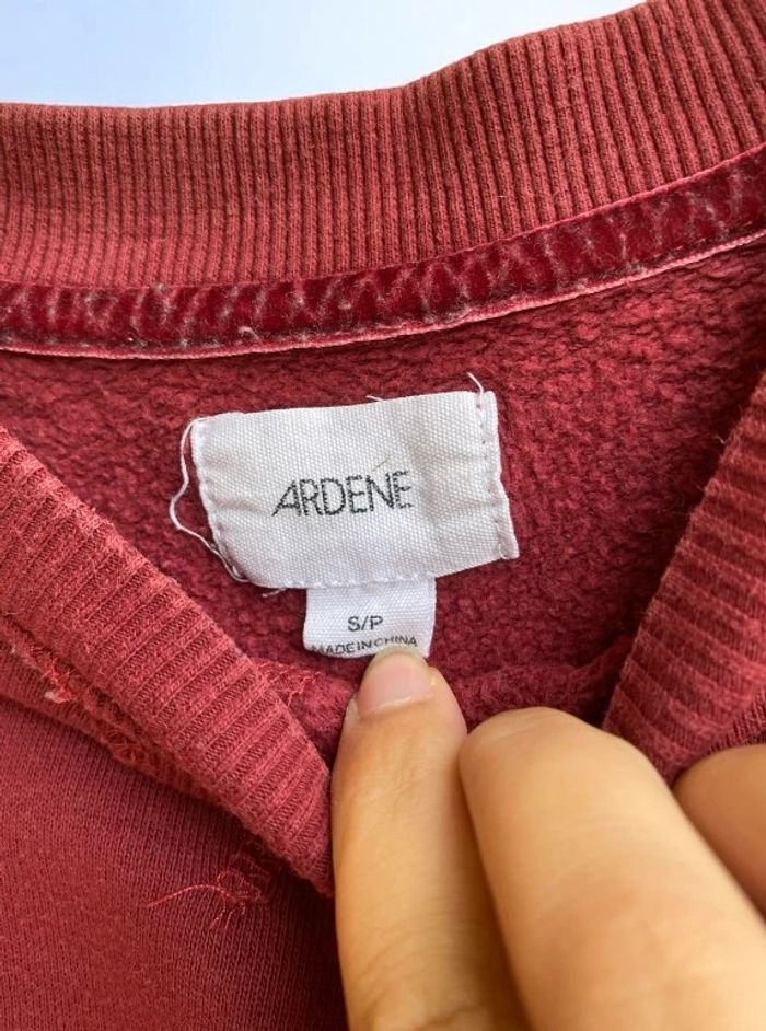 🎀Pull femme rouge bordeaux 100% coton taille S🎀 - photo numéro 3