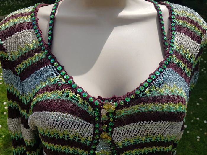 Duo Top et Gilet Crochets - photo numéro 3