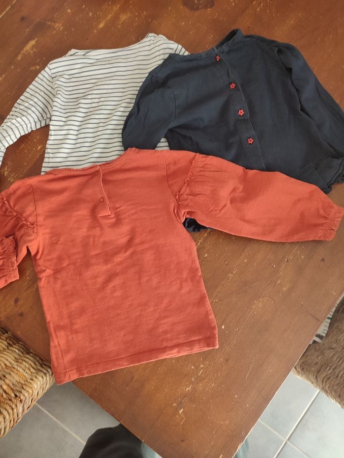 Lot de 3 tee-shirts manches longues - photo numéro 4