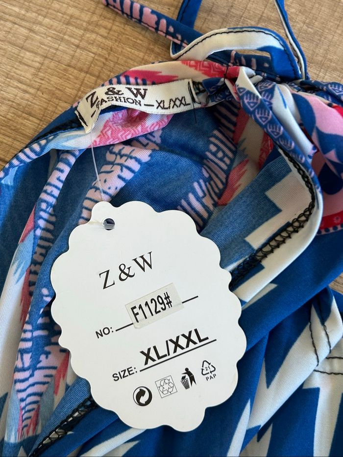 Combishort multicolore neuf sans manches taille XL/XXL (taille petit) - photo numéro 9