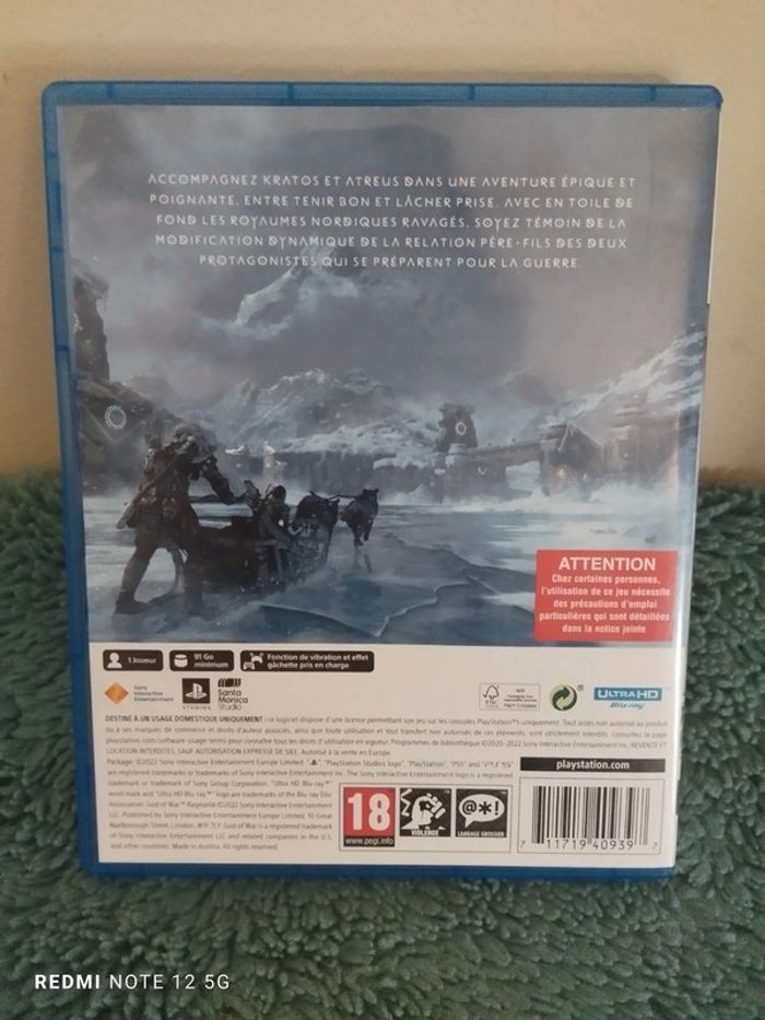 Jeux PS5 God Of War Ragnarok - photo numéro 2