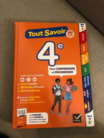 Tout savoir 4ème