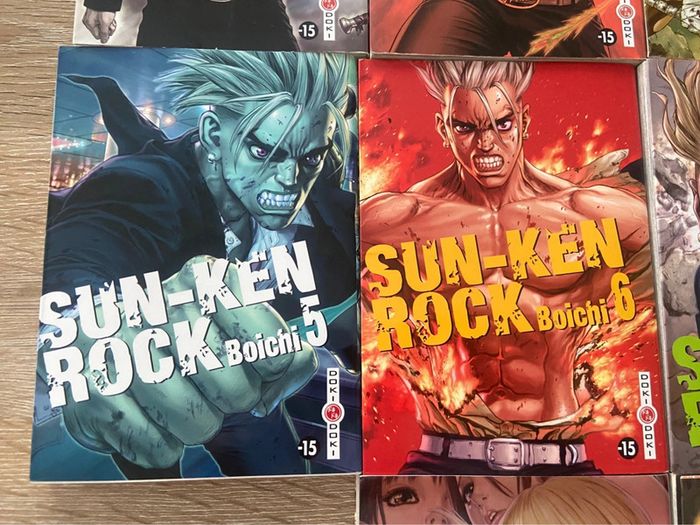 Lot de 10 manga sun ken rock - photo numéro 4
