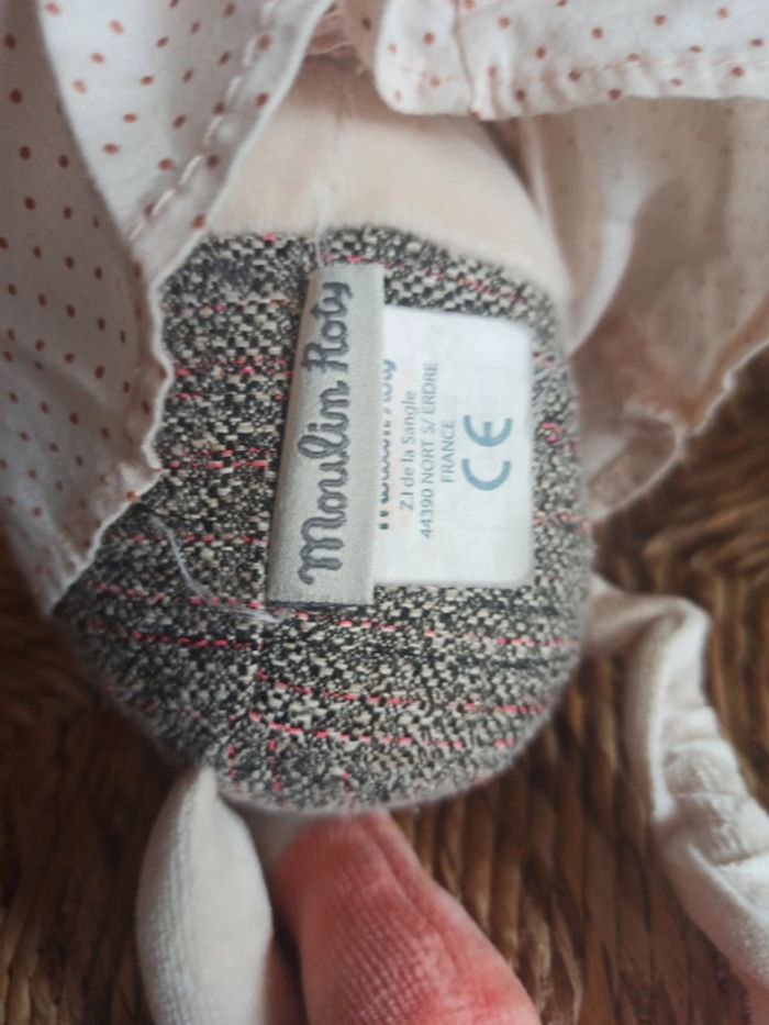 Peluche souris boîte a musique moulin roty tbe - photo numéro 5