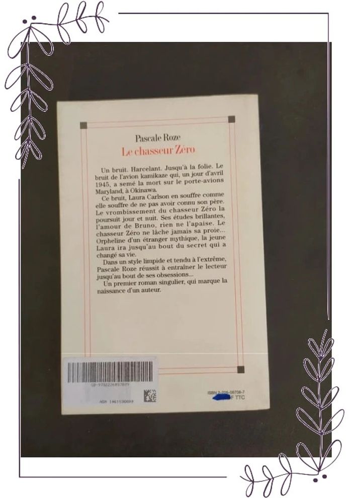 Pascal Roze - Le chasseur Zéro - Albin Michel - photo numéro 2