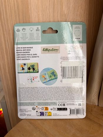 Livre de bain magique Lilliputiens neuf