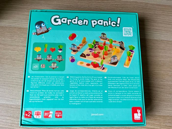 Janod Garden Panic jeu en bois dès 2ans - photo numéro 4