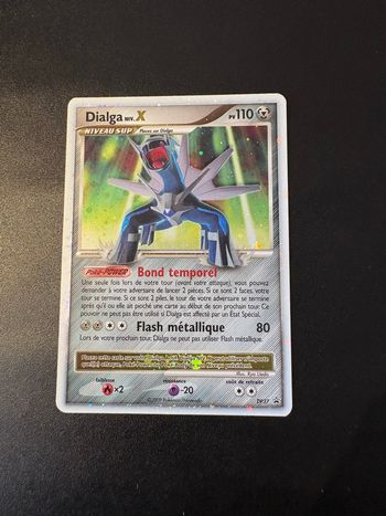 Carte Pokemon Dialga Niv. X DP37 Promo Diamant Perle Platine fr