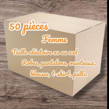 Lot 50 pièces femme