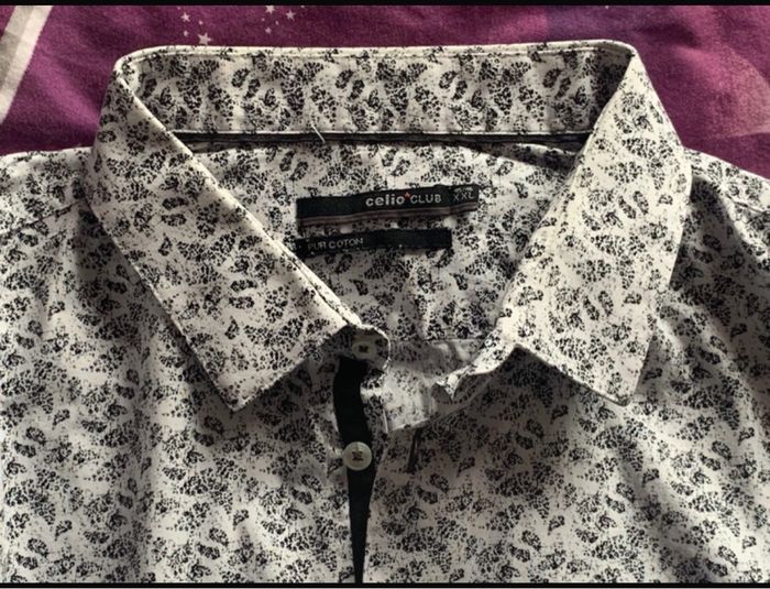 Chemise manches longues -Celio - taille XXL - photo numéro 2