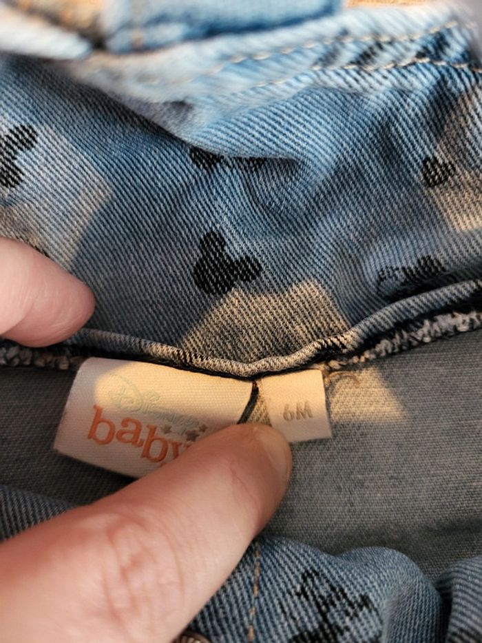 Robe en jeans Minnie 6mois - photo numéro 3