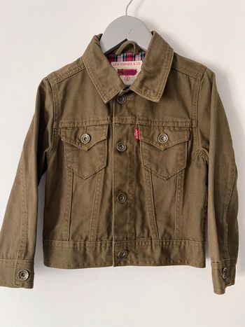 Veste en jean Levi’s taille 4 ans couleur marron/kaki état neuf