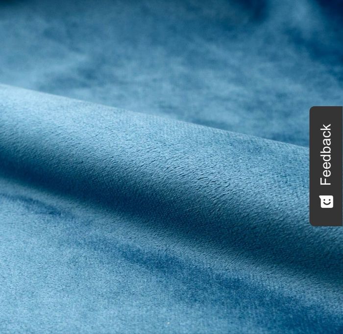 Lot 4 chaises coquillage velours bleu - photo numéro 3