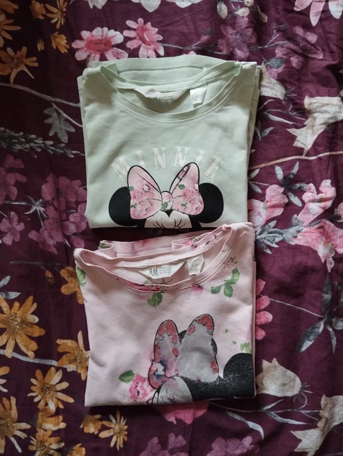 Lot tee-shirt Minnie