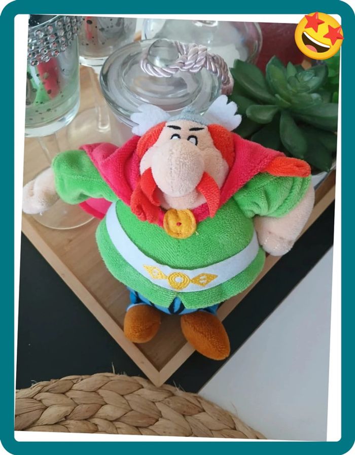 Péluche doudou Abraracourcix Asterix🌿🎁 - photo numéro 3