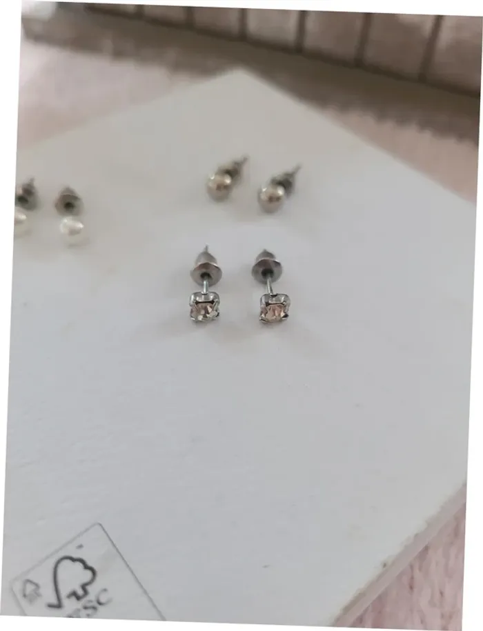 Lot de boucles d’oreilles _ variées & tendance - photo numéro 3