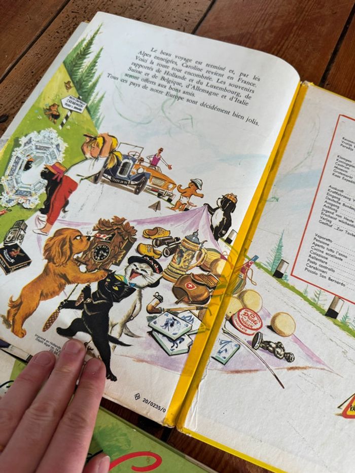 Livres Caroline anciens état satisfaisant - 4 grands albums Hachette première édition - photo numéro 13