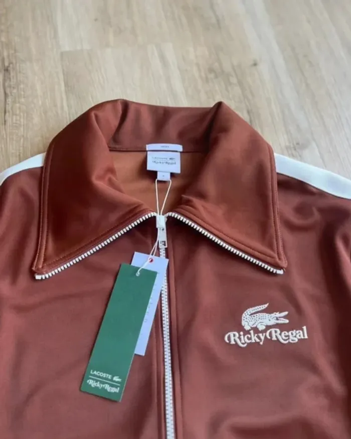 Ensemble Lacoste X Ricky Régal Taille M Marron - photo numéro 2