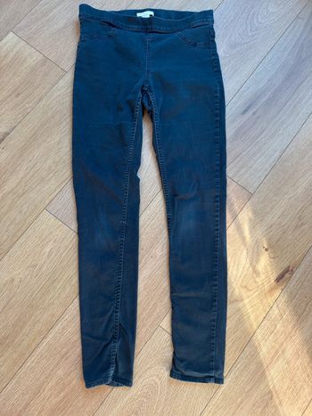 Pantalon slim H&M bleu en 38