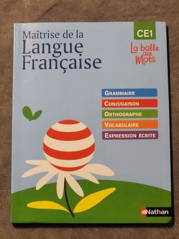 Maîtrise de la langue française CE1, La balle de mots