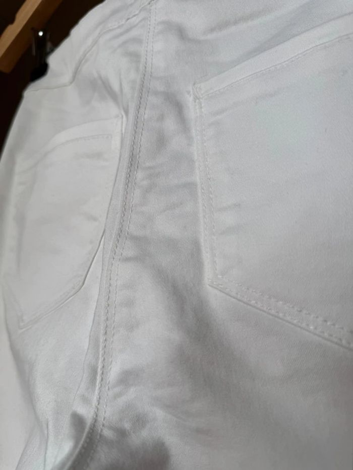 Pantalon type jean skinny blanc élastique 10 Denim - photo numéro 6