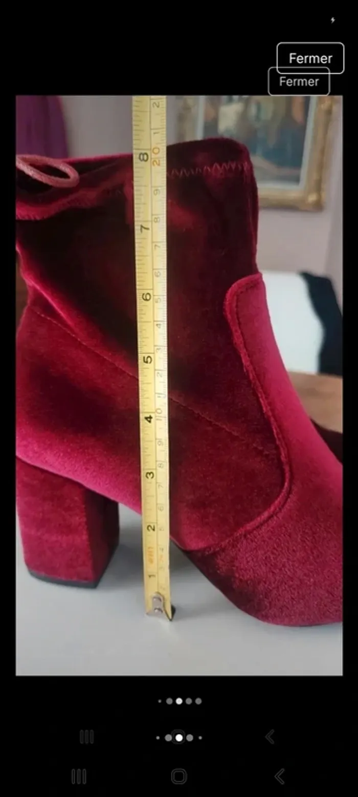 Bottine I Love Shoes Burgundy taille 39 Neuve - photo numéro 12