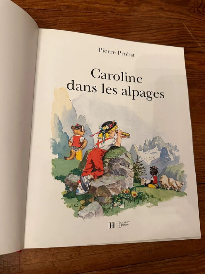 Livre bd album rouge Caroline dans les Alpages édition limitée - photo numéro 8