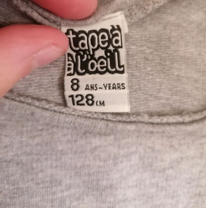 Robe grise motifs étoiles - photo numéro 4