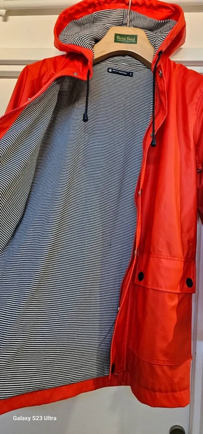 Ciré Imper Parka Trench Déperlant Petit Bateau Taille XXS - photo numéro 2