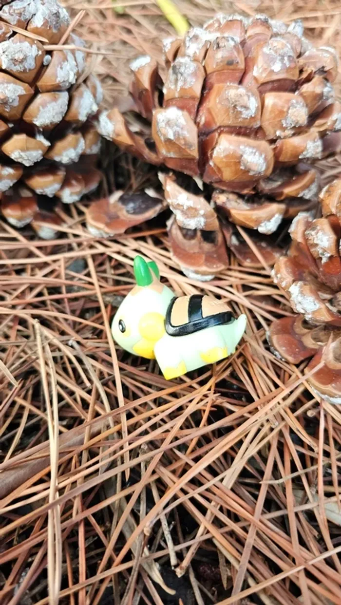 Super figurine Pokemon Nintendo finger puppet tortipouss - photo numéro 4