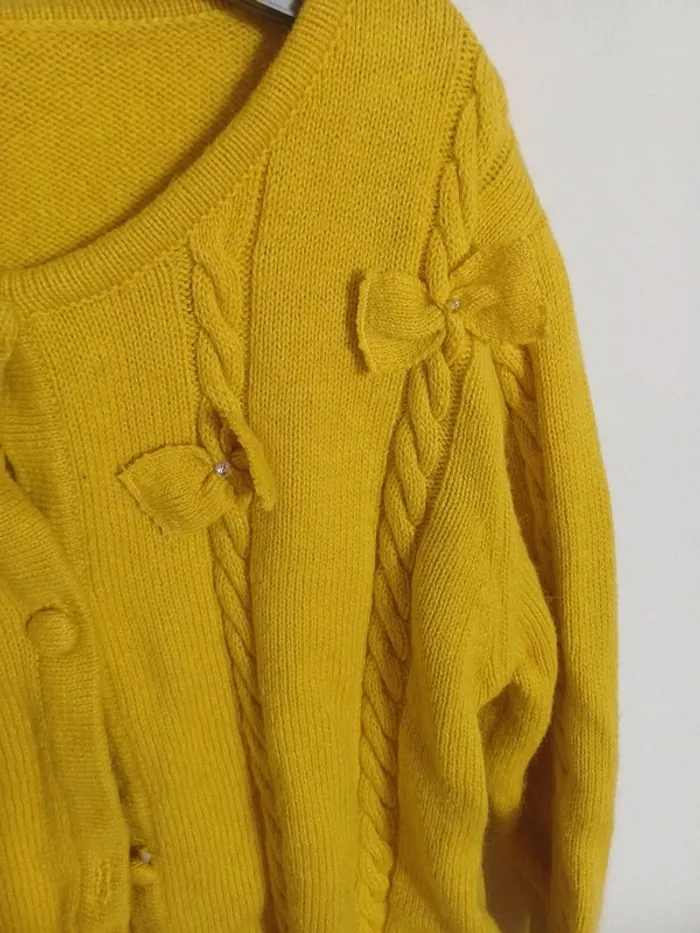Gilet jaune fille 7 ans - photo numéro 2
