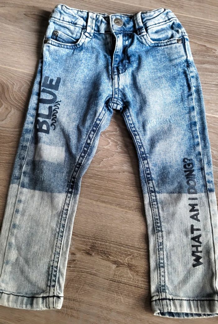 Jeans bleu gris Orchestra 3 ans