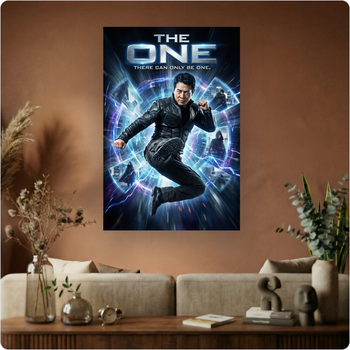 Affiche "The One" poster film action science fiction multivers déco murale A3 Sans cadre