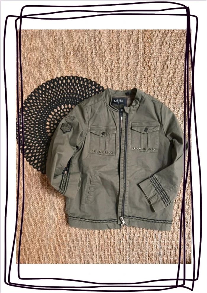 Veste mil longue saharienne ikks