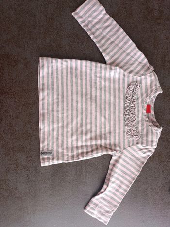 T shirt manches longues rayé