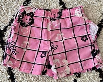 Short de bain 2 ans rose 