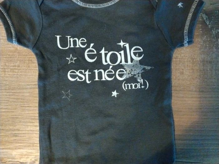 Body manches courtes bébé 3 mois - photo numéro 2