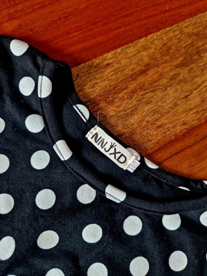 Robe à pois et tulle pailleté 8 ans - photo numéro 2